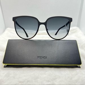 Fendi Sunglasses New Two Tone Amber Sunglasses